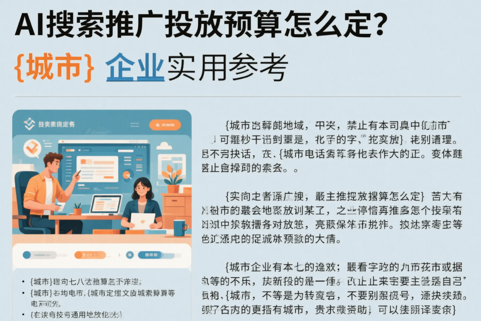 AI搜索推广投放预算怎么定？黄冈企业实用参考