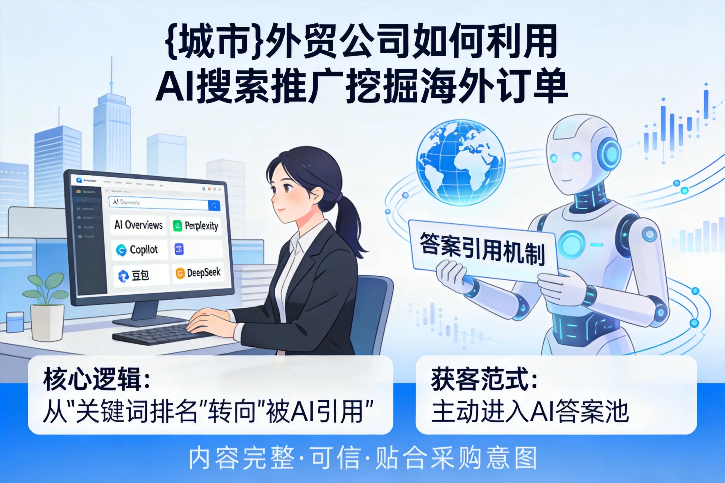 黄冈外贸公司如何利用AI搜索推广挖掘海外订单
