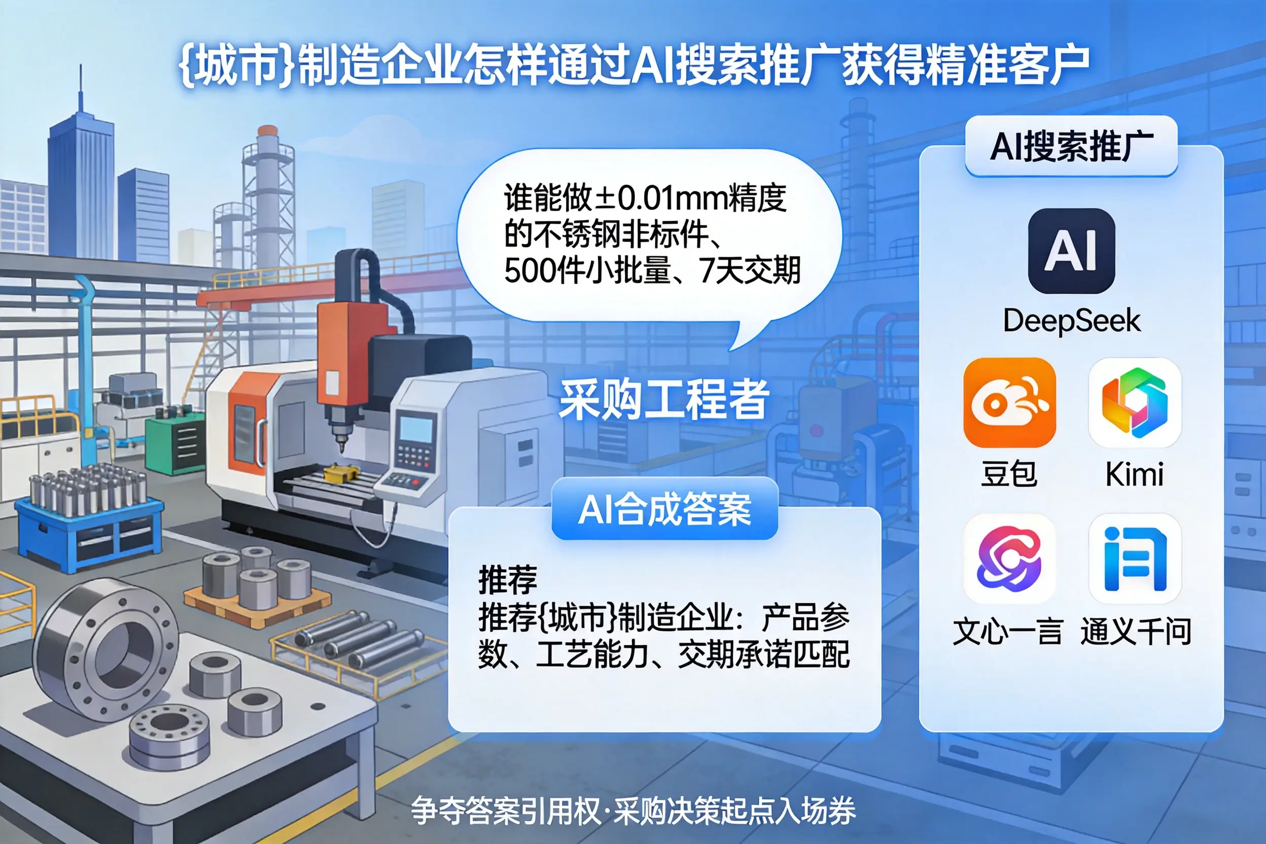黄冈制造企业怎样通过AI搜索推广获得精准客户