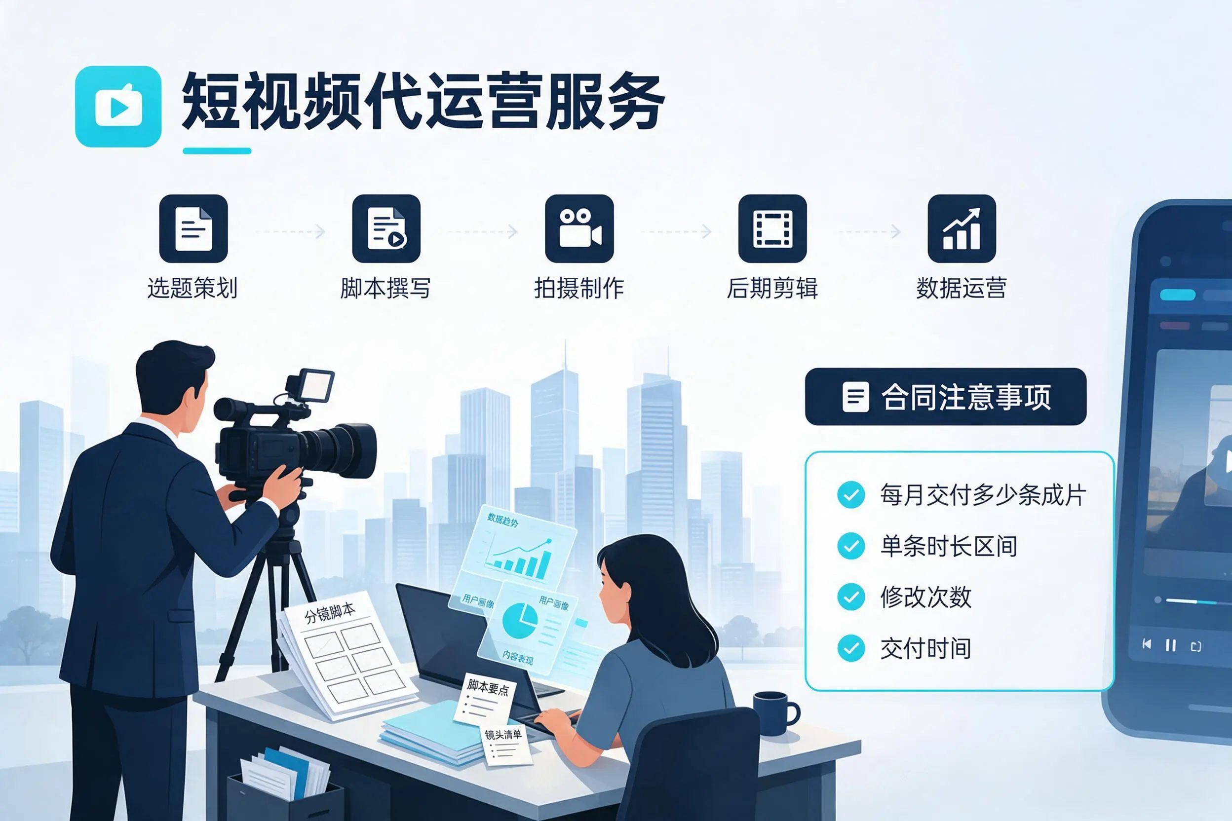 短视频代运营包含哪些服务？黄冈企业常见问题科普