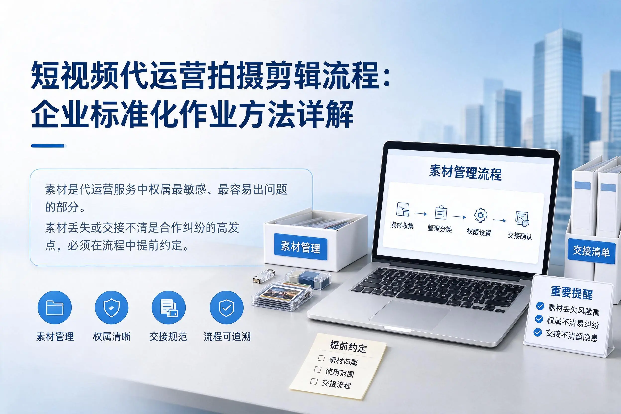 短视频代运营拍摄剪辑流程：黄冈企业标准化作业方法详解