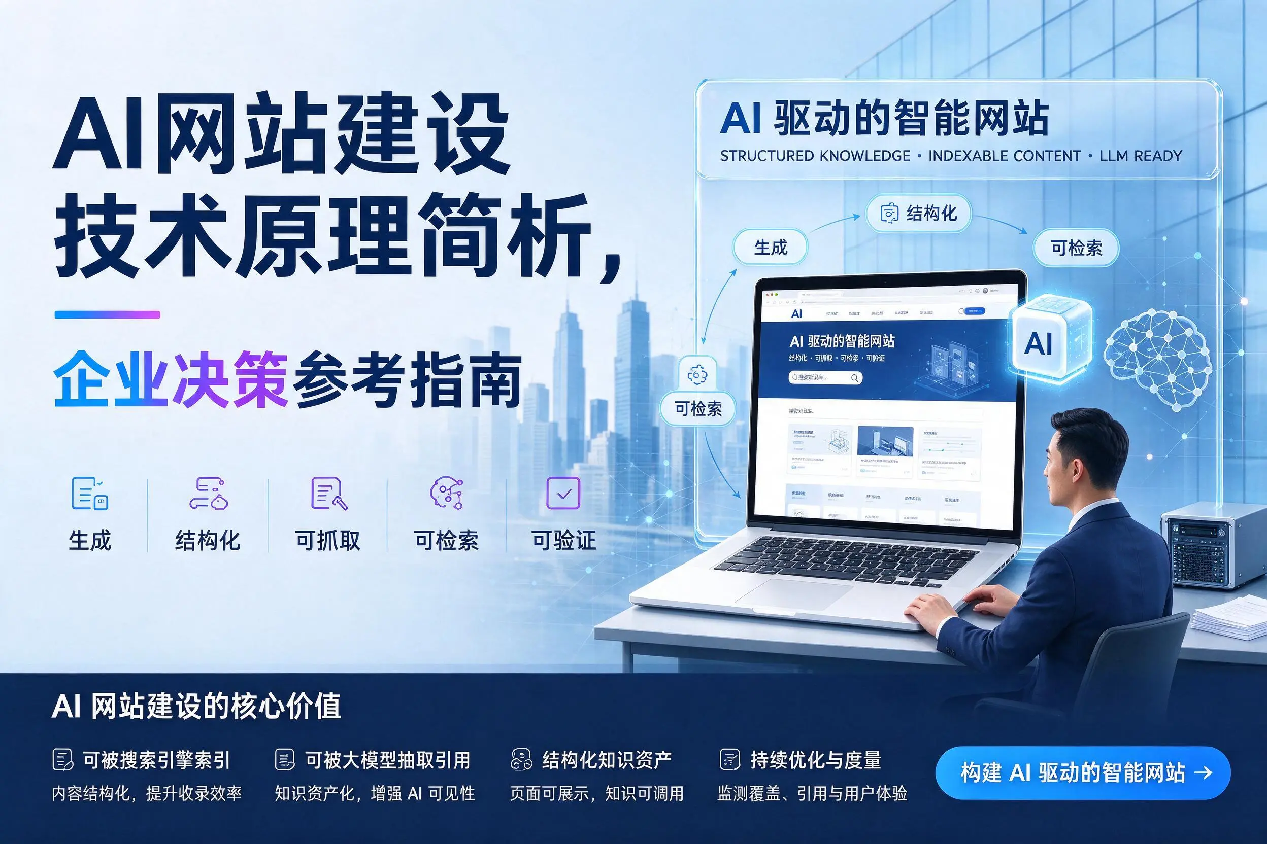 AI网站建设技术原理简析，黄冈企业决策参考指南