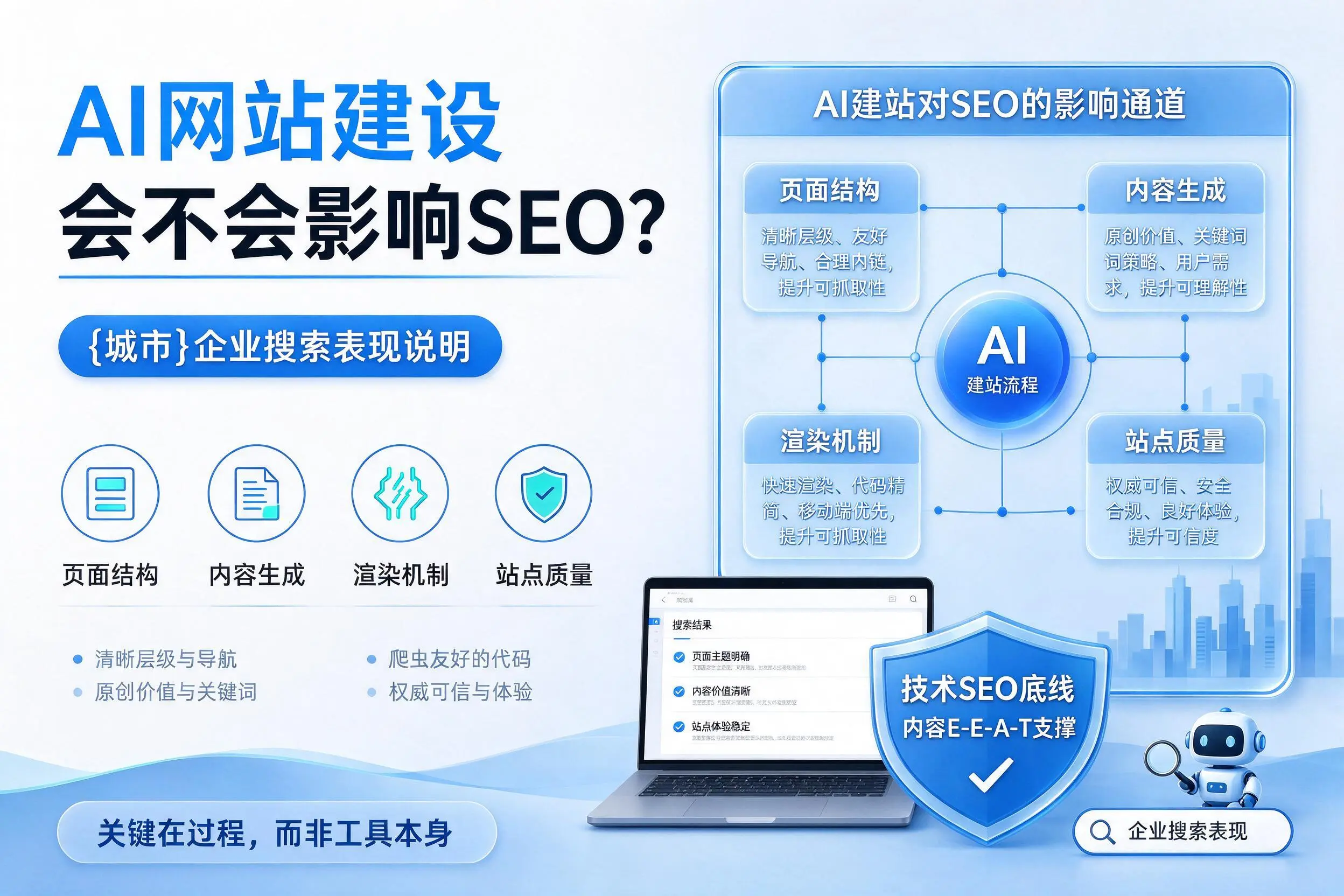 AI网站建设会不会影响SEO？黄冈企业搜索表现说明